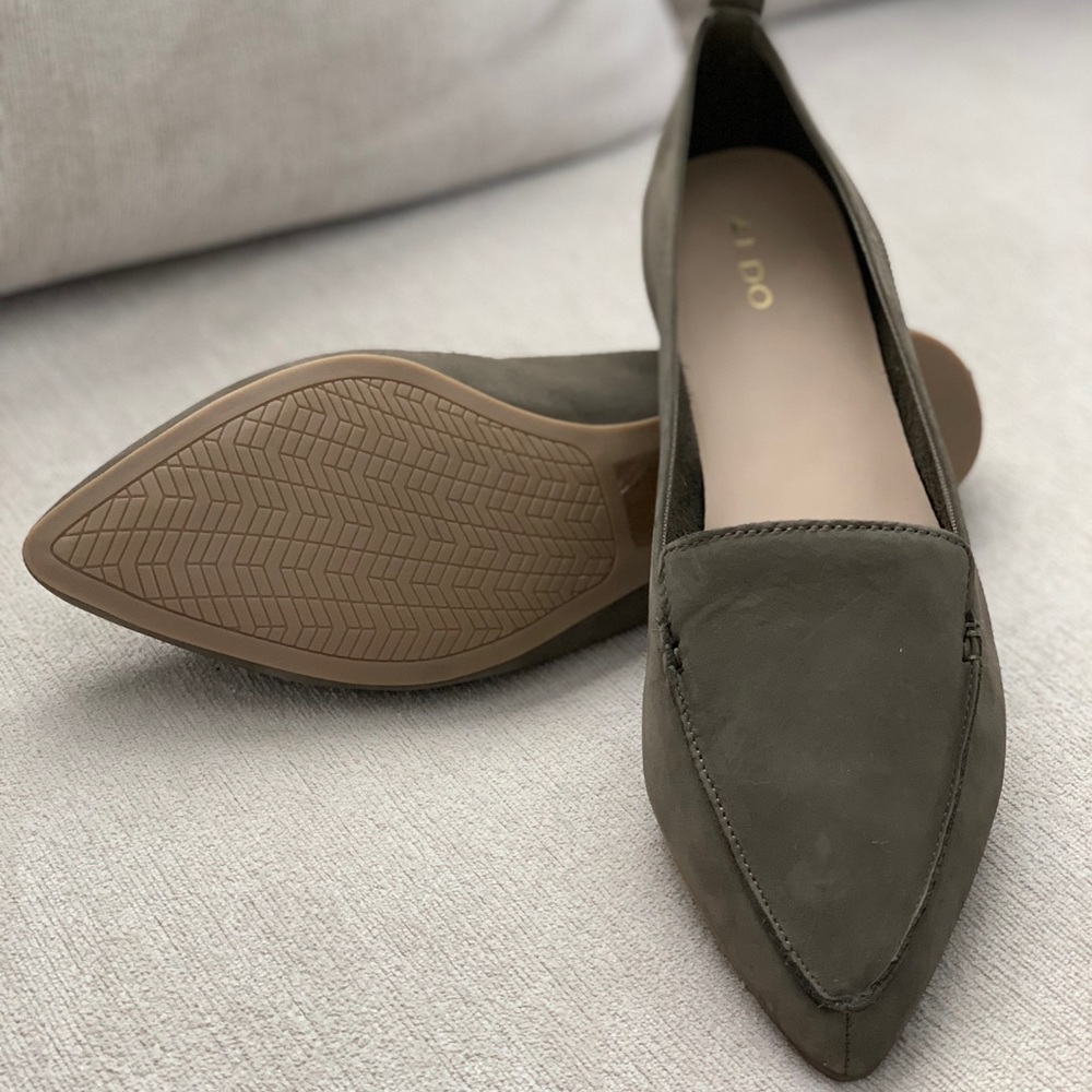 NWT - Women's Aldo Suede Galinsky Loafer - Khaki